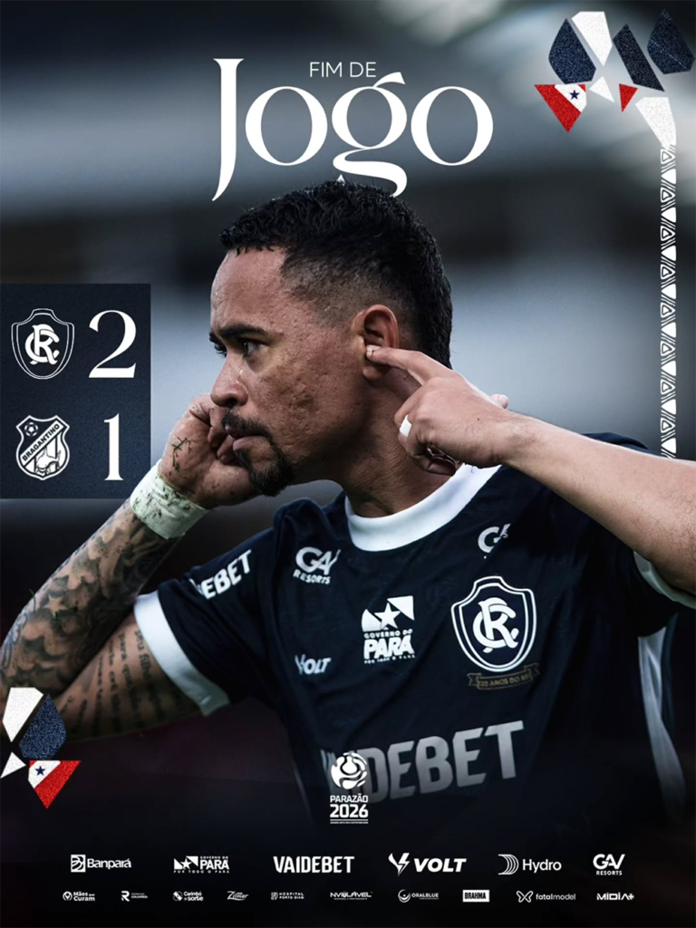 Remo vence o Bragantino de virada na estreia do Parazão 2026