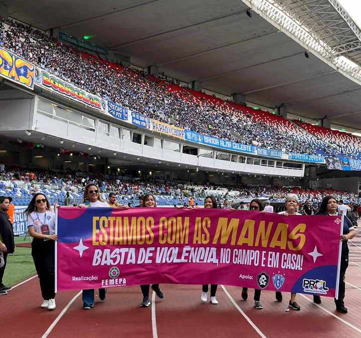 Remo e Paysandu unidos em ação contra a violência contra a mulher no Re-Pa