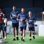 Treino do Remo no estádio Baenão antes da pausa do Brasileirão