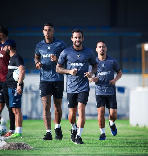 Treino do Remo no estádio Baenão antes da pausa do Brasileirão