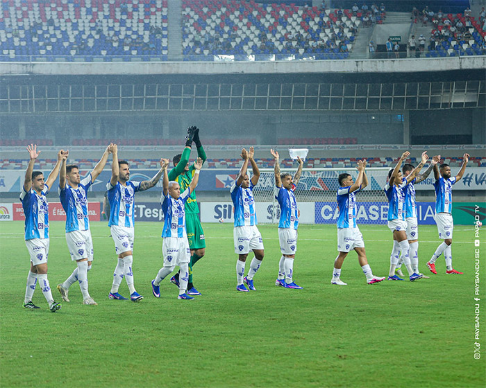 Jogadores do Paysandu inicia decisão da Copa Verde em busca do hexacampeonato