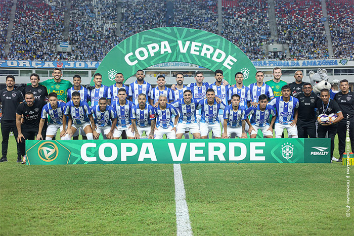 Jogadores do Paysandu título da Copa Verde 2026 no Mangueirão