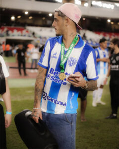 JP Galvão durante partida do Paysandu na Curuzu
