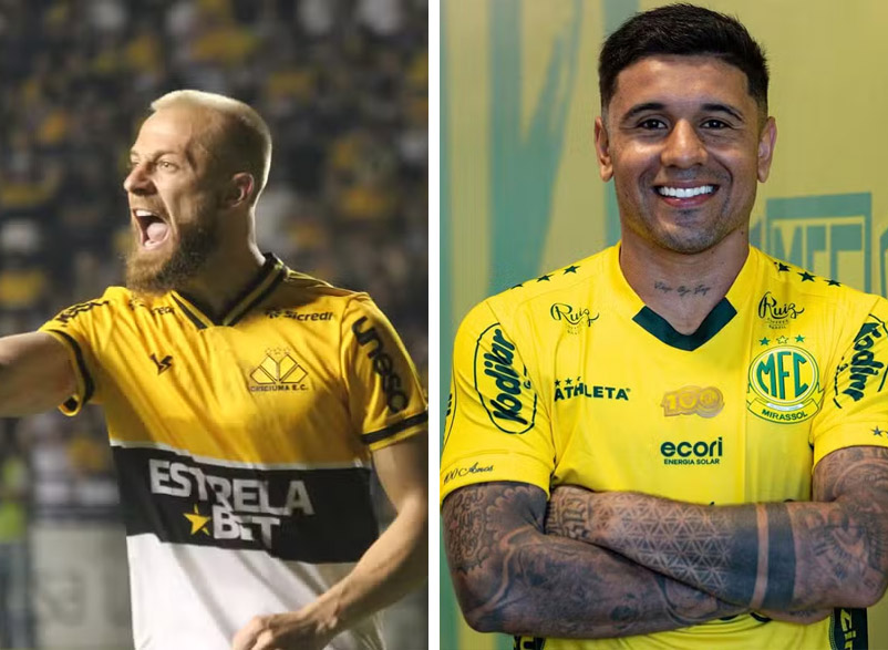Marcelo Hermes e Galeano, possíveis reforços do Remo para a Série A.
