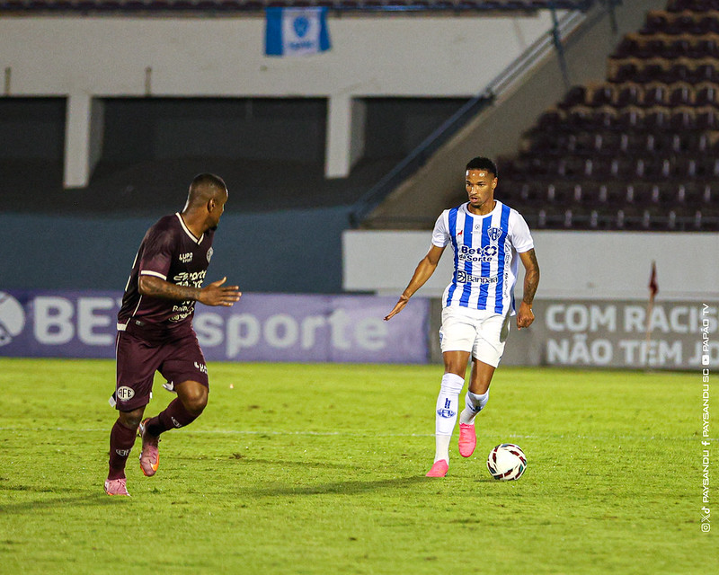 Paysandu durante derrota para a Ferroviária pela Série C