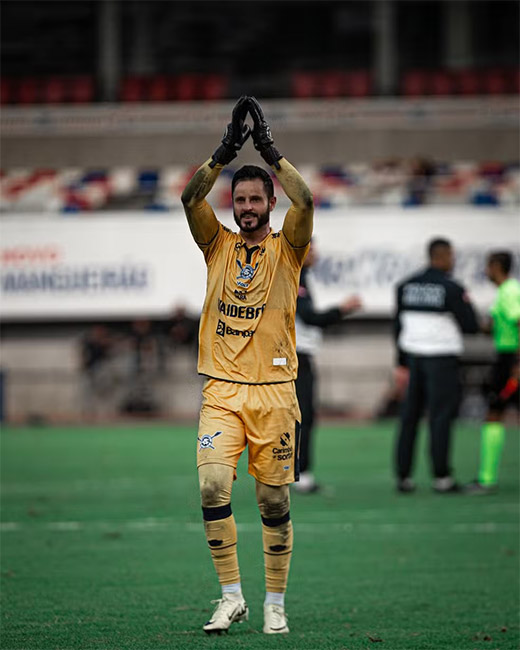 Marcelo Rangel, goleiro do Remo, durante partida na Série A